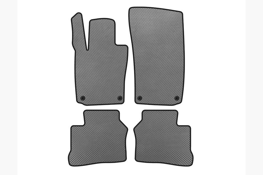 Porsche Panamera 2009-2016 EVA Floor Mats (2009-2013, Coupe, 4-Door, Gray) Image
