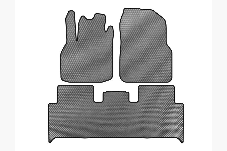Renault Scenic/Grand 2003-2009 EVA Floor Mats (2 Rows, Gray) Image