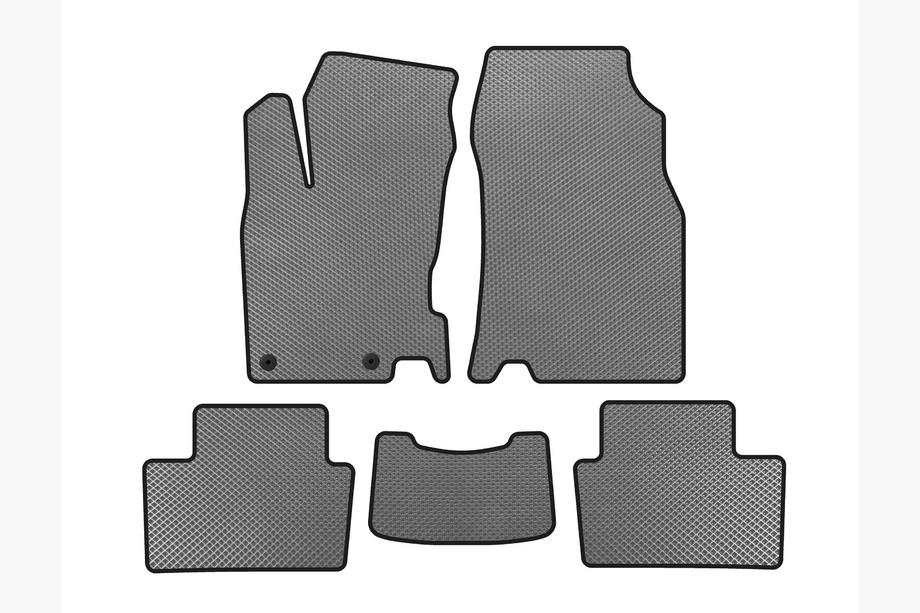 Renault Kadjar 2015-2022 EVA Floor Mats (2015-2018, Gray) Image