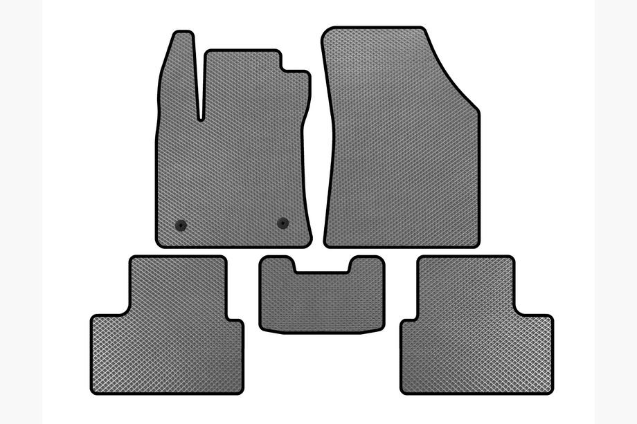 Renault Megane IV 2016-2025 EVA Floor Mats (SD, Gray) Image