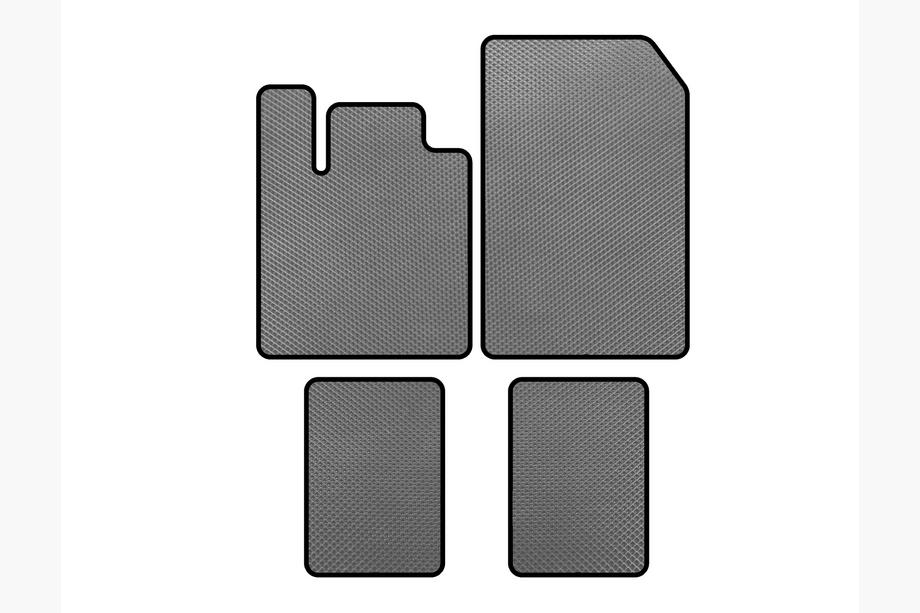 Renault Twingo 2007-2014 EVA Floor Mats (Gray) Image