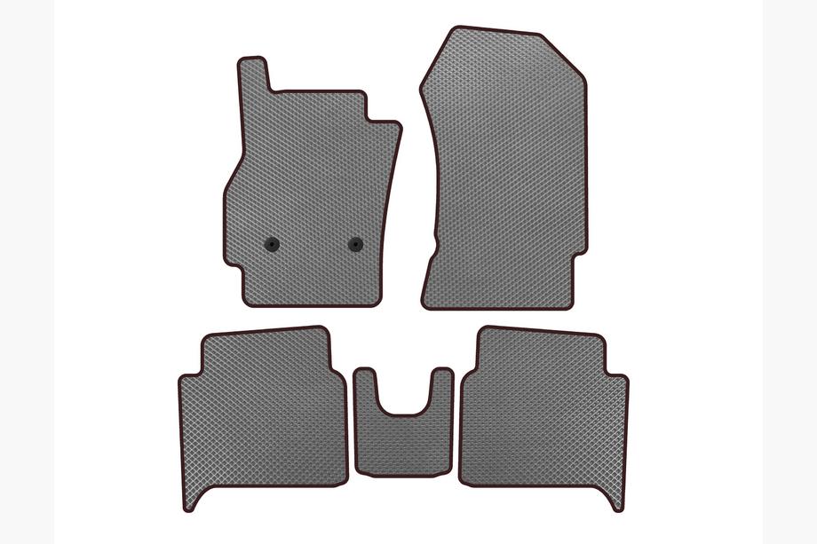 Renault Zoe 2012-2019 EVA Floor Mats (HB, Gray) Image