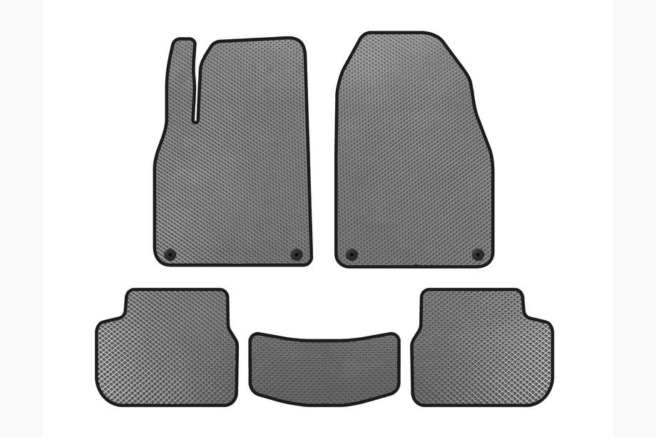Saab 9-3 2002-2014 EVA Floor Mats (Gray) Photo 1