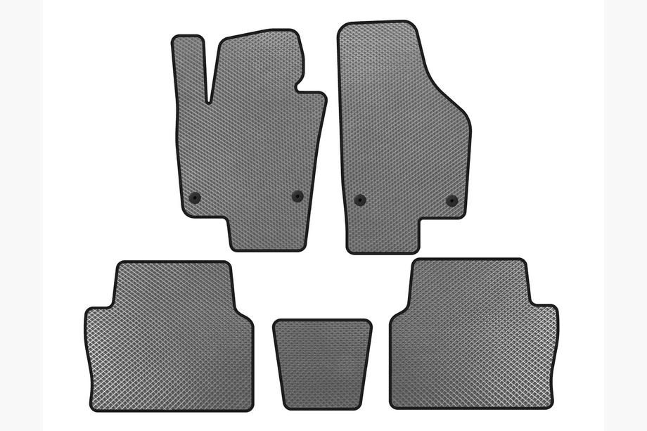Seat Alhambra 2010- EVA Floor Mats (2 Rows, Gray) Image