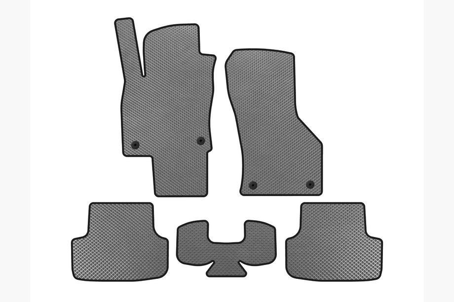 Seat Leon 2013-2020 EVA Floor Mats (Gray) Image