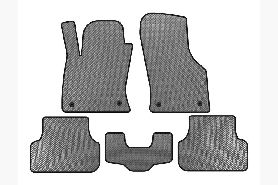 Seat Leon 2013-2020 EVA Floor Mats (2013-2016, SW, Gray) Image