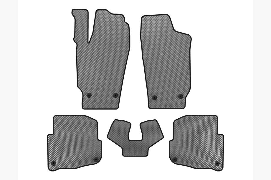 Skoda Fabia 2000-2007 EVA Floor Mats (SD, Gray) Image