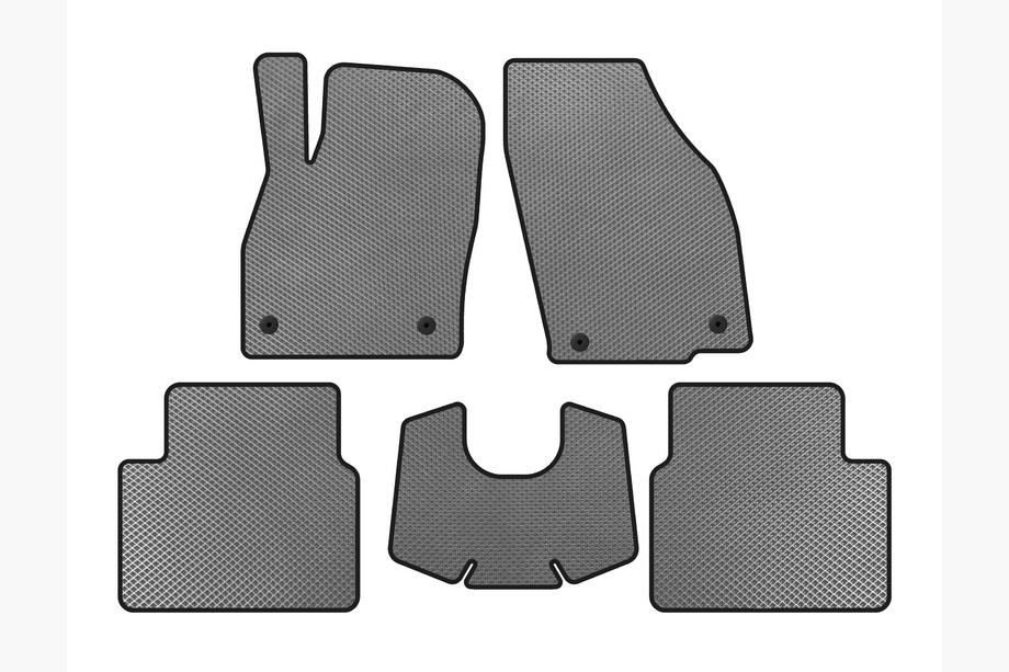 Skoda Kamiq 2019- EVA Floor Mats (Automatic, Gray) Image