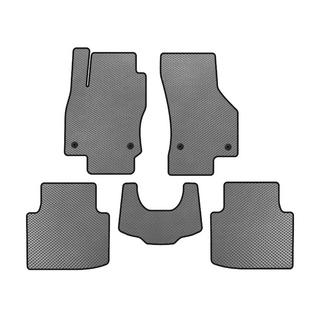 EVA Car Mats (with Paw, Gray)