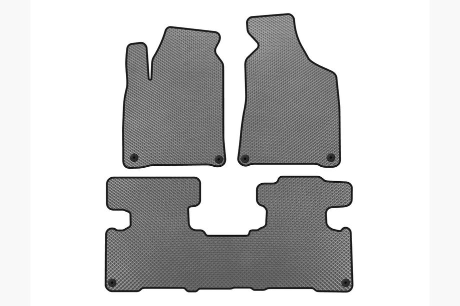 SsangYong Korando 2010-2019 EVA Floor Mats (2010-2016, Gray) Image