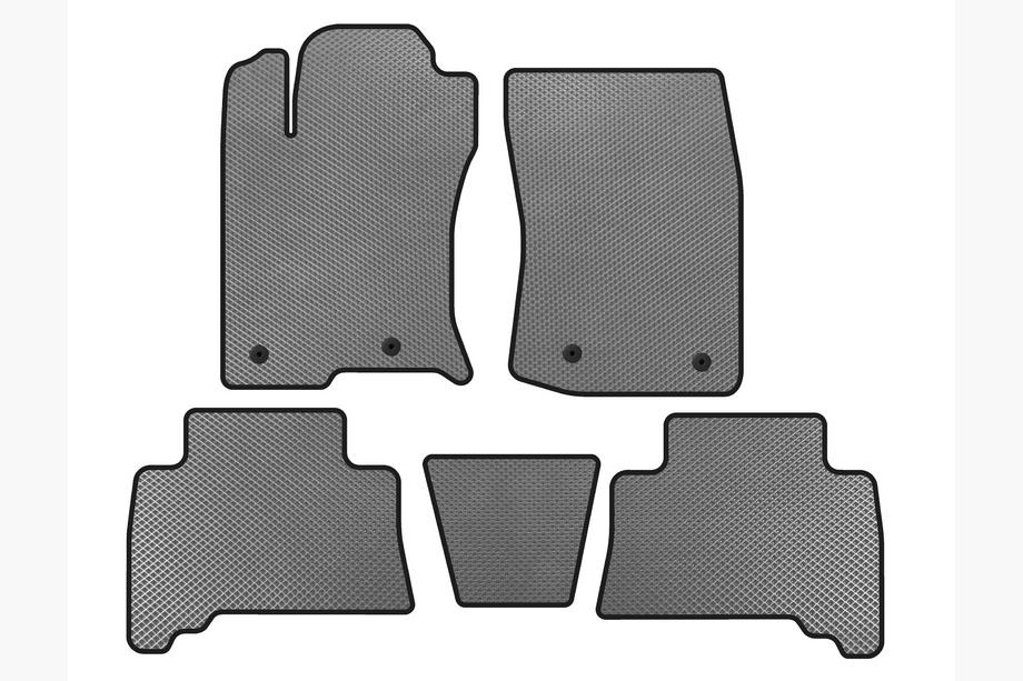 Toyota 4Runner 2009-2024 EVA Floor Mats (2009-2014, Gray) Image