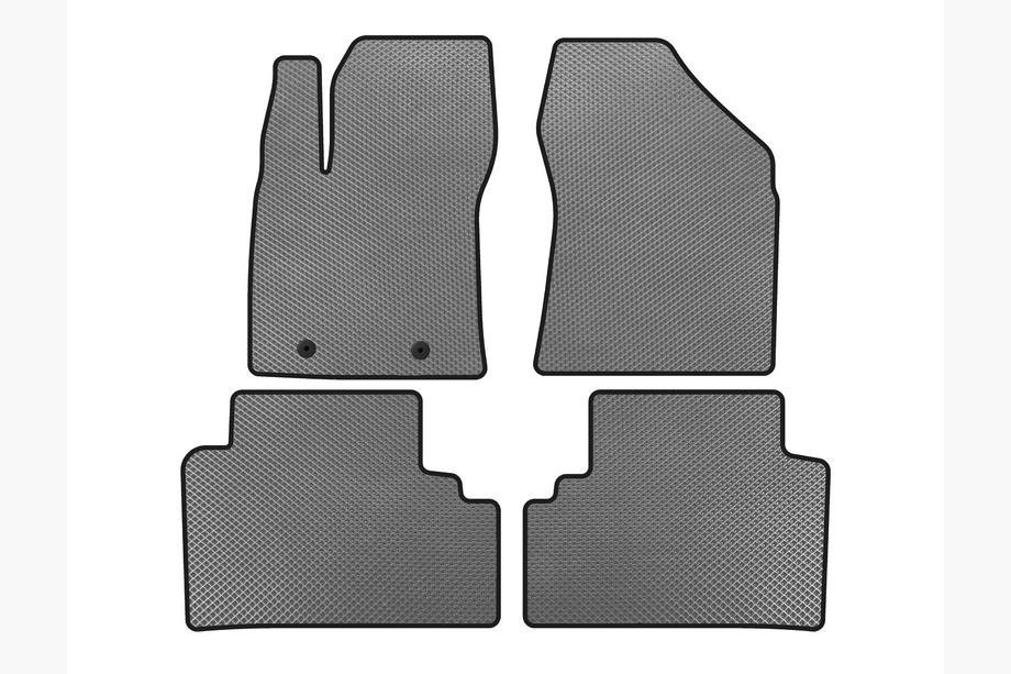 Toyota Avensis 2009-2018 EVA Floor Mats (SD, Gray) Image