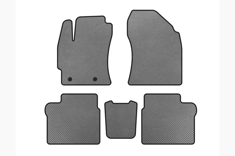 Toyota Corolla 2013-2019 EVA Floor Mats (2016-2019, SD, Gray) Image
