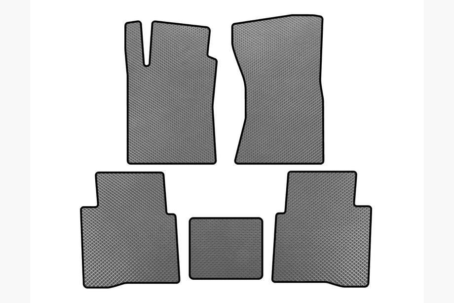 Toyota Fortuner 2006-2015 EVA Floor Mats (Gray) Image