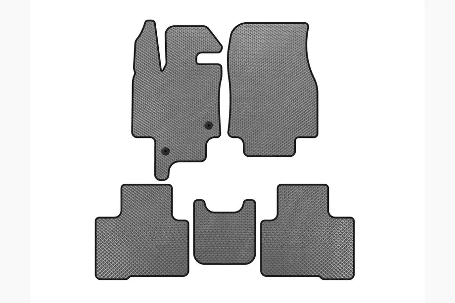 Toyota Highlander 2019- EVA Floor Mats (2 Rows, 7-Seater, Grey) Image