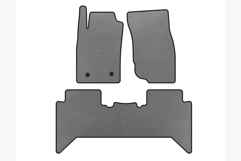 Toyota Hilux 2006-2015 EVA Floor Mats V2 (Gray) Image