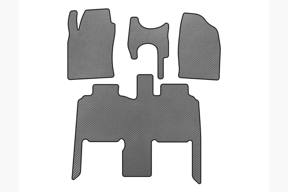 Toyota Previa 2000-2006 EVA Floor Mats (Gray) Image