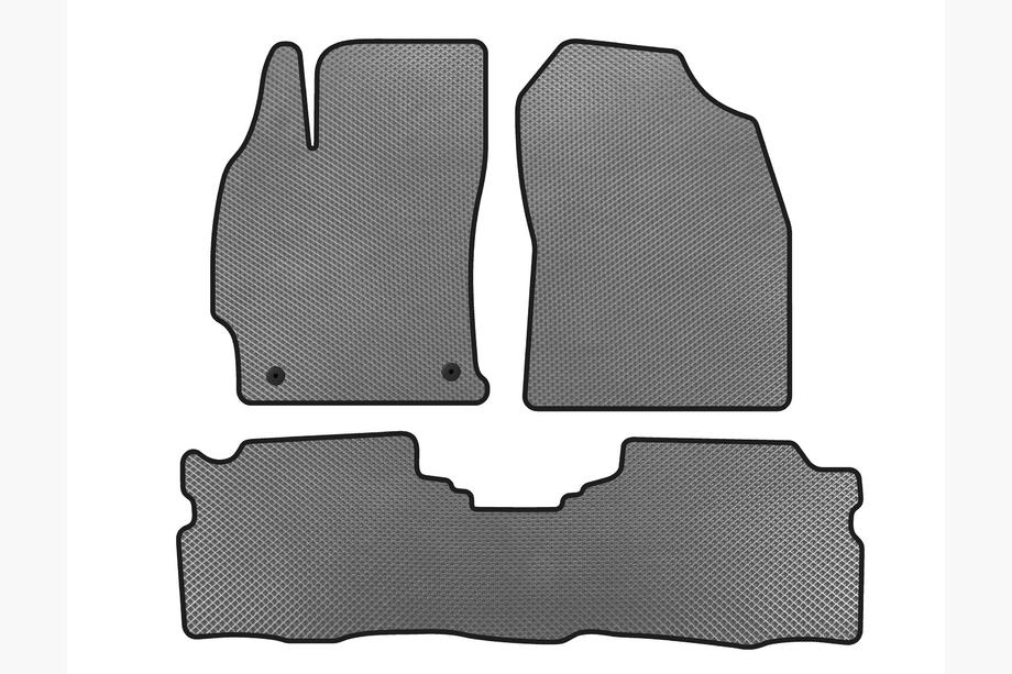 Toyota Prius 2015-2022 EVA Floor Mats (LB, Hybrid, Gray) Image