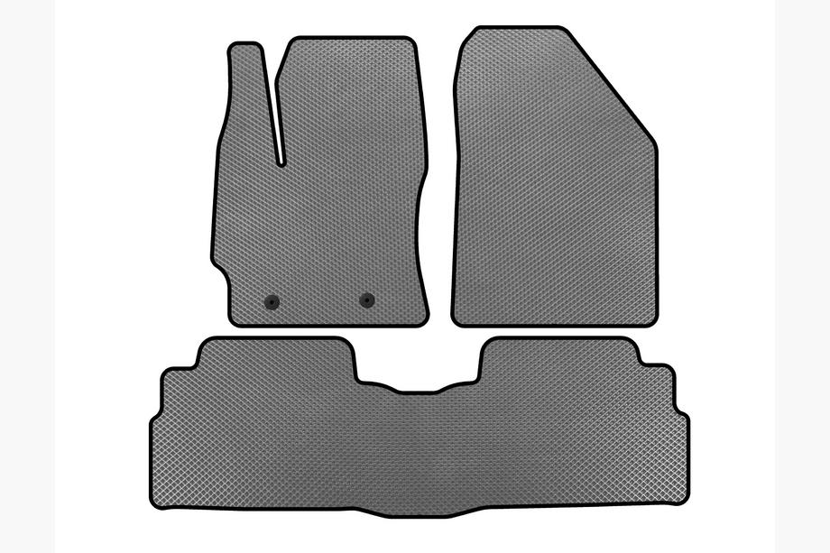 Toyota Verso 2009–2018 EVA Floor Mats (2 Rows, 7-Seater, Grey) Image
