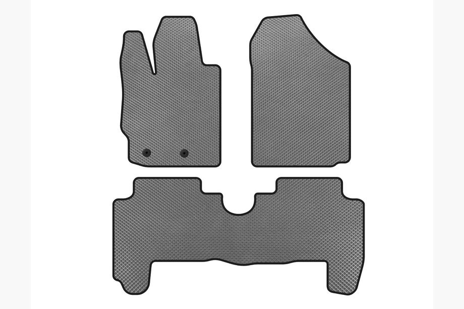 Toyota Yaris 2006-2011 EVA Floor Mats (HB, 5-Door, Gray) Image
