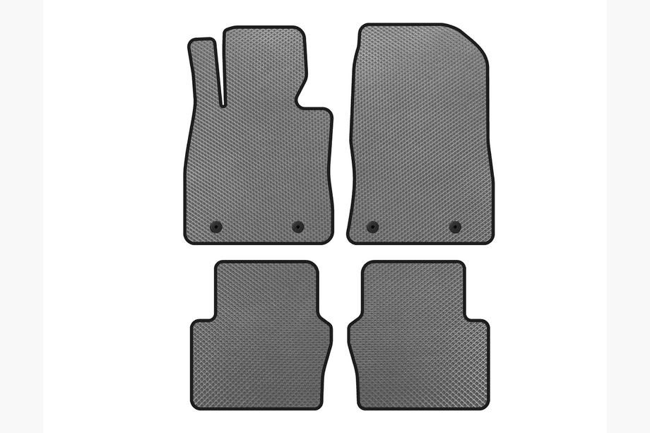 Toyota Yaris 2010-2020 EVA Floor Mats (Electro, 2017-2020, SD, Gray) Image