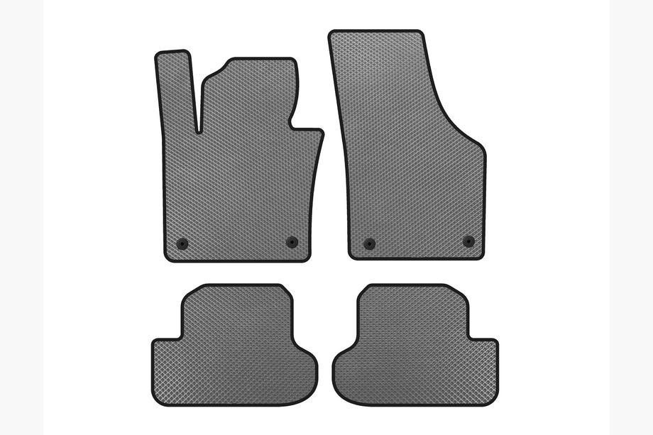 Volkswagen Beetle 2011-2015 EVA Floor Mats (HB, Gray) Image