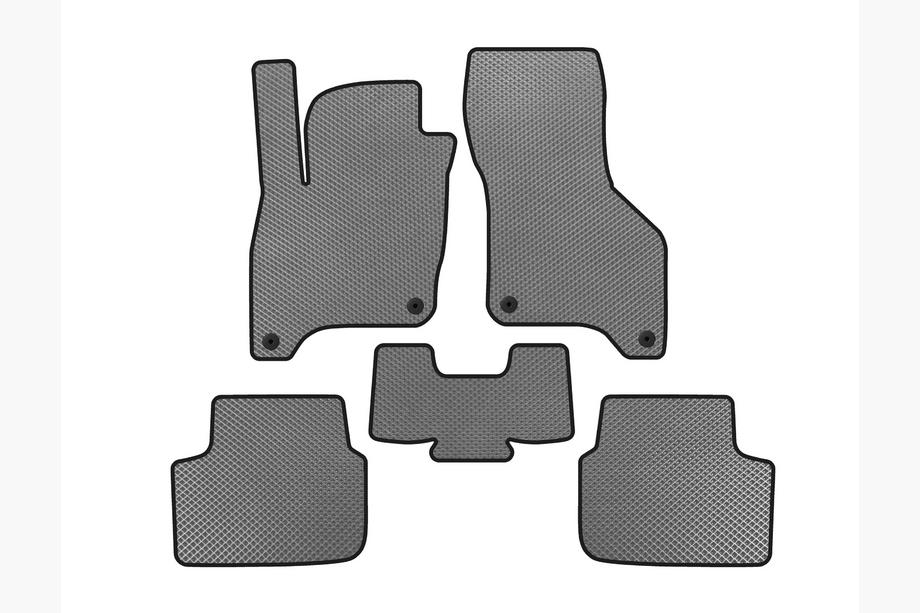 Volkswagen E-Bora 2019- EVA Floor Mats (SD, Electric, Gray) Image