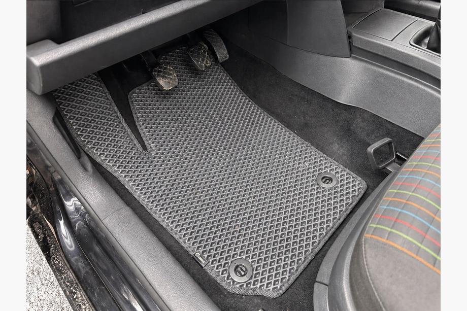 Volkswagen Polo 2001-2009 EVA Floor Mats (HB, 3/5-Door, Gray) Image