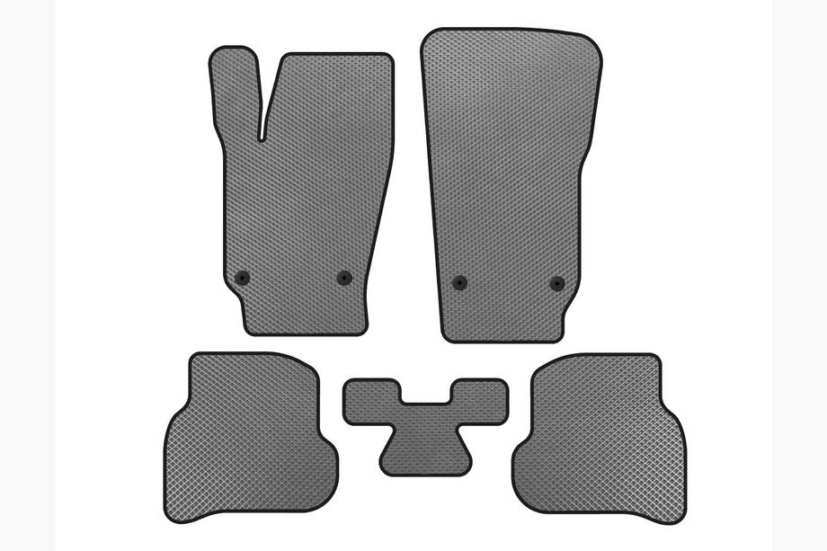 Volkswagen Polo 2010-2017 EVA Floor Mats (HB, 3/5-Door, Gray) Image