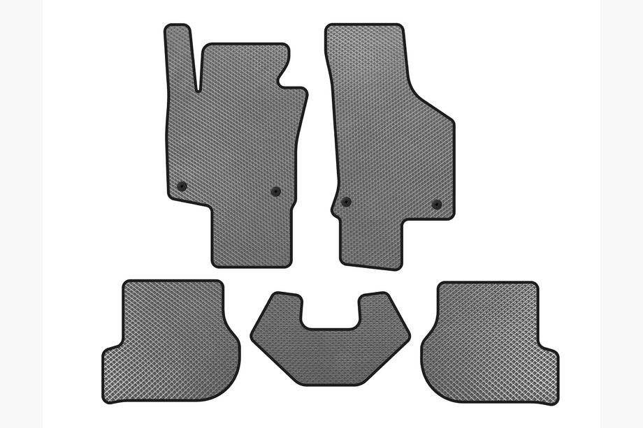 Volkswagen Scirocco 2008-2017 EVA Floor Mats (HB, 3-Door, Gray) Image