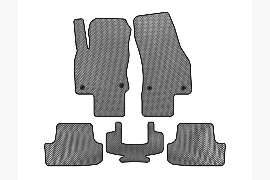 Volkswagen T-Roc 2017-2025 EVA Floor Mats (5-Door, Grey) Image