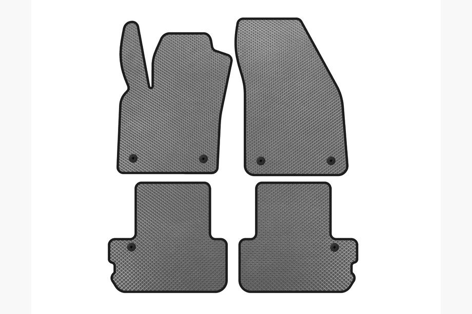 Volvo C70 2006-2010 EVA Floor Mats (Cabriolet, Gray) Image