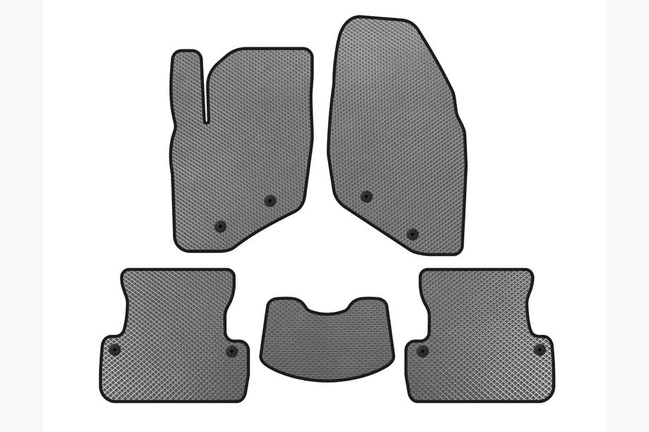Volvo S60 2000-2009 EVA Floor Mats (SD, Gray) Image