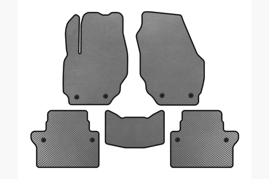 Volvo S80 2006-2016 EVA Floor Mats (Gray) Image