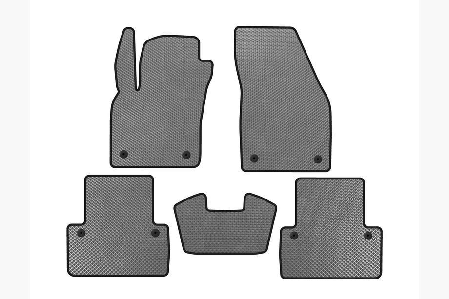 Volvo V50 2004-2012 EVA Floor Mats (2007-2012, SW, Gray) Image