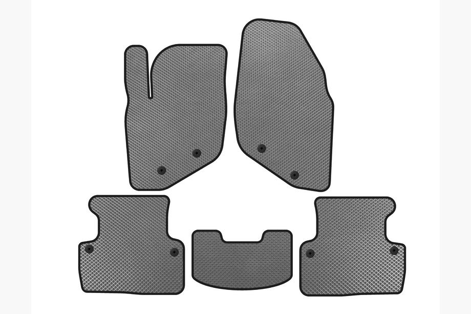 Volvo V70 2000-2007 EVA Floor Mats (Gray) Image