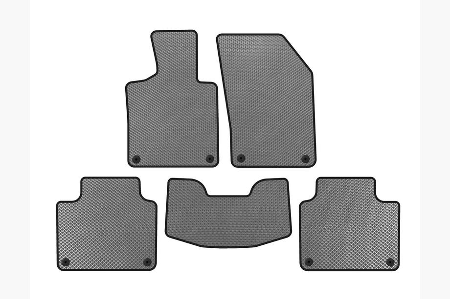 Volvo V90 1997-1998 EVA Floor Mats (SW, Gray) Image