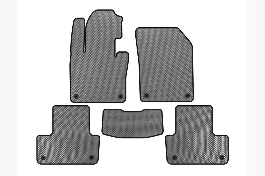 Volvo XC60 2017- EVA Floor Mats (Gray) Image