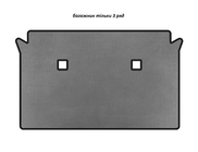 BMW X7 G07 2019- Trunk Mat EVA (only 3rd row, Gray) photo 1