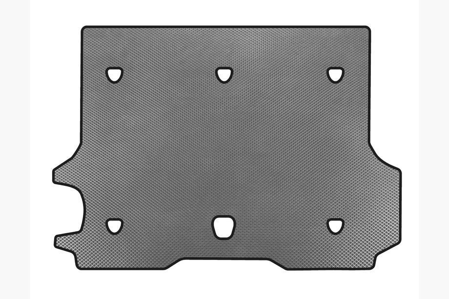 Chevrolet Trailblazer 2002-2012 EVA Trunk Mat (Gray) Image