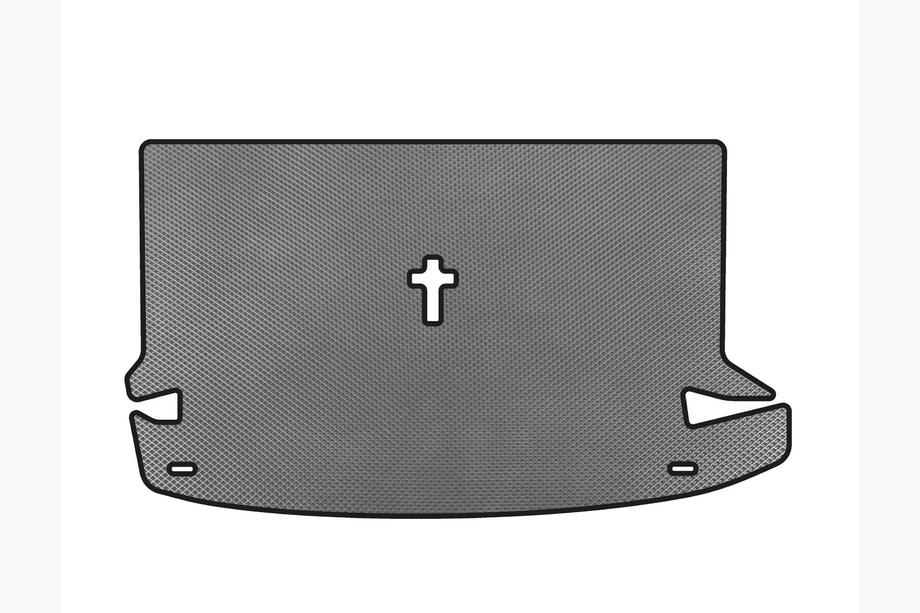 Dacia Lodgy 2012-2022 EVA Trunk Mat (7-Seater, Gray) Image