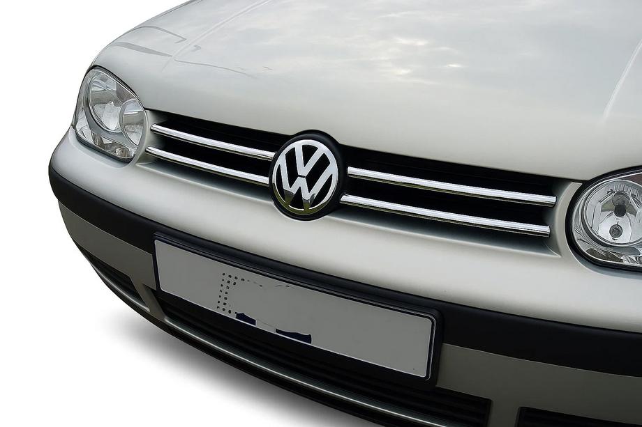 Volkswagen Golf 4 1997-2006 Chrome Grille Covers (4 pcs, Stainless Steel) Image