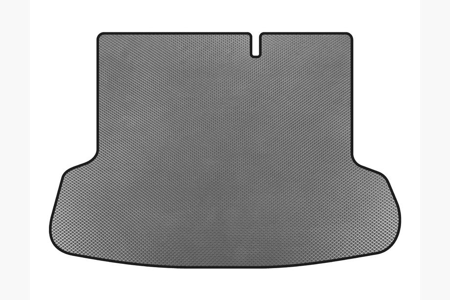 Hyundai Accent 2006-2010 EVA Trunk Mat (SD, Gray) Image