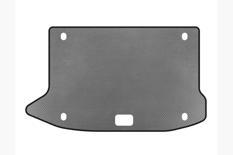 Hyundai Kona 2017-2023 EVA Trunk Mat V2 (Gray) Image