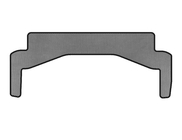 Mercedes SLK R172 2011-2016 EVA Trunk Mat (upper, Roadster, Gray) photo 1