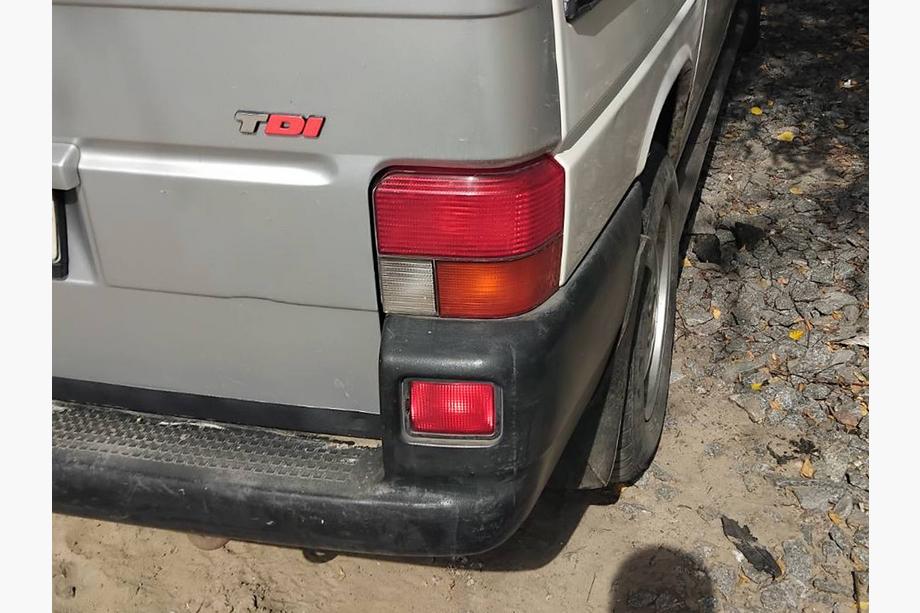Volkswagen T4 Transporter 1990-2003 Rear emblem Tdi OEM Style, I - Red Photo 5