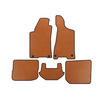 EVA Floor Mats (1991-1996, Sedan, Orange) Audi 80/90 1987-1996