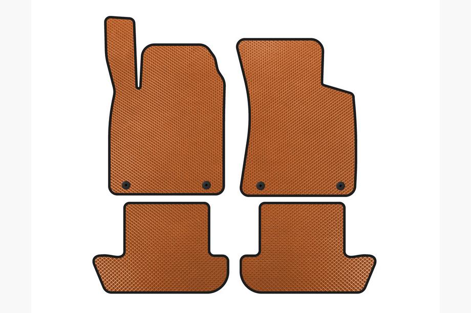 Audi TT 1998-2006 EVA Floor Mats (Coupe, Orange) Image