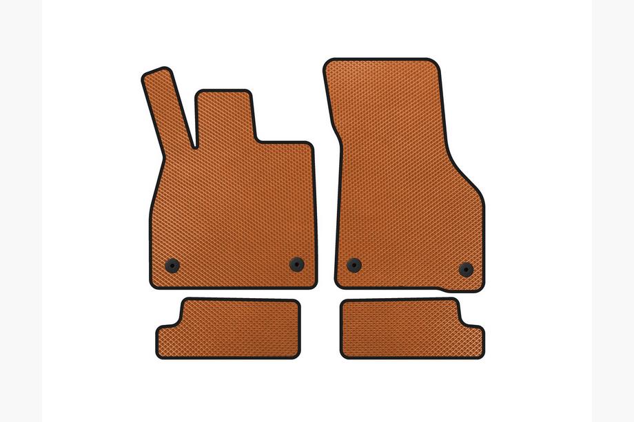 Audi TT 2014-2023 EVA Floor Mats (Coupe, Orange) Image