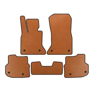 Floor mats 2010-2013 (EVA, orange)